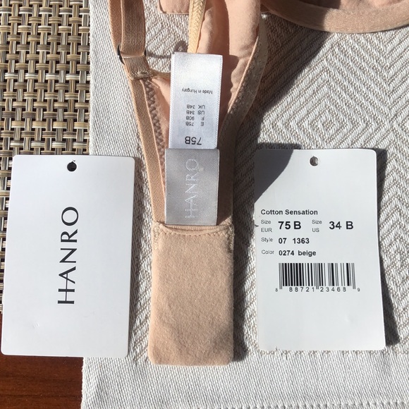 Hanro Cotton Sensation 34B Bra - Picture 8 of 8